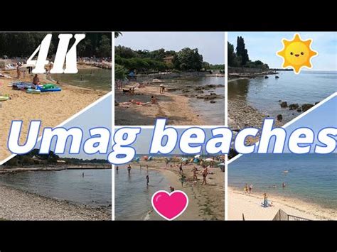 Umag Beaches ️ Croatia [4K] .